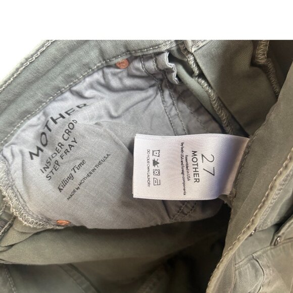 MOTHER THE INSIDER STEP CROP FRAY IN KILLING TIME 27" - Picture 6 of 6